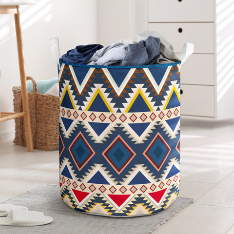 Powwow StoreLB0010 Pattern Native American Laundry Basket