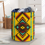 Powwow Store gb nat00413 abstract geometric ornament laundry basket