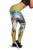 Wolves Dreamcatcher Native American Women's Leggings - Powwow Store