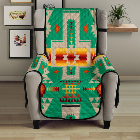 Powwow Store gb nat00062 08 light green tribe design 23 chair sofa protector