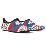 Powwow StoreAQS0003 Pattern Native Aqua Shoes