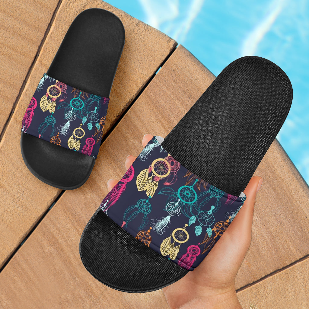 GB-NAT00072-SAND01 Indian Dreamcatchers Native American Slide Sandals
