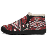Ethnic Tribal Red Brown Pattern Native American Winter Sneaker