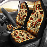 Indigenous Design Yellow Native American Car Seat Covers no link