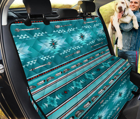 Powwow Store gb nat00602 blue light pattern pet seat cover