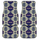 Powwow StoreGBNAT0072017 Pattern Front And Back Car Mats (Set Of 4)