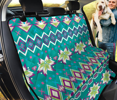 Powwow StorePSC0014 Pattern Native Brown Pet Seat Cover