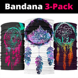 Powwow Store moutain dreamcatcher bandana 3 pack new