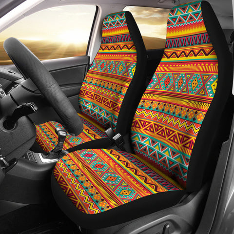 GB-NAT00591 Full Color Patter Tribal Car Seat Cover