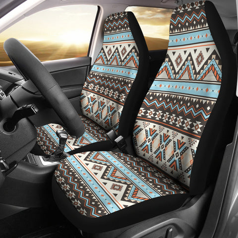 GB-NAT00604 Tribal Striped Seamless Pattern Car Seat Cover