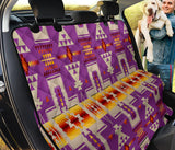 GB-NAT00062-07 Light Purple Tribe Design Native American Pet Seat Cover