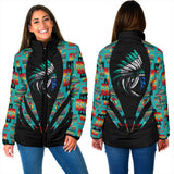 WPJ003- Pattern Native 3D Women's Padded Jacket