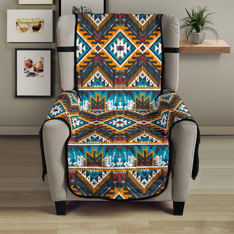 Powwow Store gb nat00406 yellow aztec geometric 23 chair sofa protector