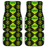 Powwow StoreGBNAT0072007 Pattern Front And Back Car Mats (Set Of 4)