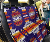 GB-NAT0004 Purple Pattern Native American Pet Seat Cover