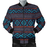 Powwow StoreGBNAT00598 Seamless Ethnic Ornaments  Men's Bomber Jacket