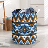 Powwow Store gb nat00613 retro colors tribal seamless laundry basket