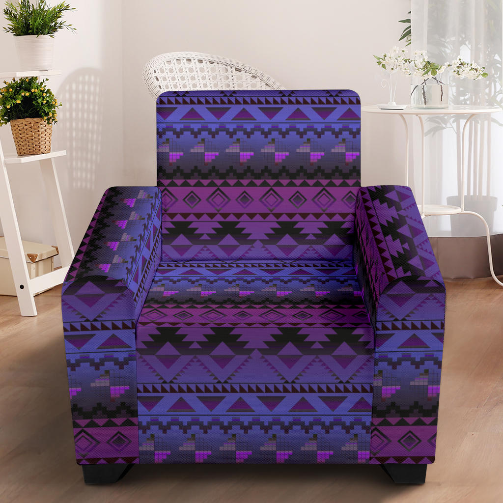Powwow StoreGBNAT0060102 Pattern Native 43" Chair Slip Cover