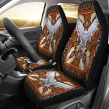 Powwow StoreCSA00014 Owl Mandala  Pattern Car Seat Cover