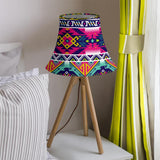 Neon Colors Pattern Native American Bell Lamp Shade no link - Powwow Store