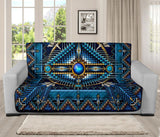 Mandala Blue Native American 70" Sofa Protector