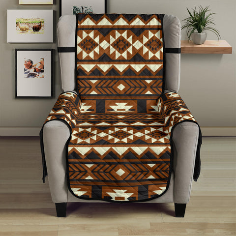 Powwow Store gb nat00508 brown pattern native 23 chair sofa protector