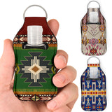Native Pattern Sanitizer Bottle Keychains SET 11