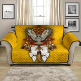 Owl Yellow Native American Chair Sofa Protector - Powwow Store