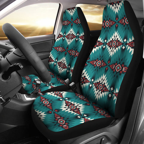 CSC007- Blue Light Pattern Car Seat Cover