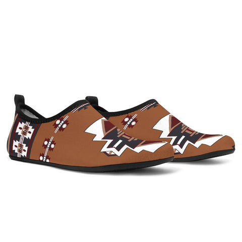 GB-NAT00012	 United Tribes Native American Aqua Shoes
