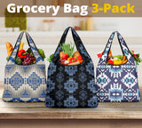 Powwow StorePattern Grocery Bag 3Pack SET 42