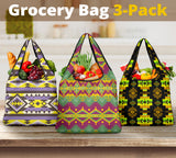 Powwow StorePattern Grocery Bag 3Pack SET 51