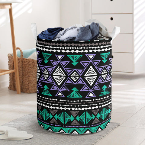 Powwow Store gb nat00578 neon color tribal laundry basket