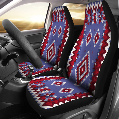 CSA-00047 Pattern Purple Native Car Seat Cover