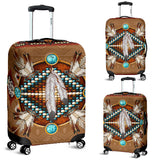 Powwow StoreGBNAT00640  ribe Design Native American Luggage Covers