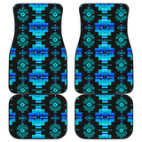 Powwow StoreGBNAT0072004  Pattern Front And Back Car Mats (Set Of 4)