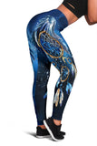 Blue Galaxy Dreamcatcher Native American Women's Leggings GB-NAT00065-LEGG01