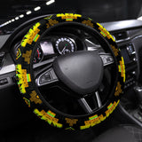 Powwow StoreGBNAT0072008 Native Tribes Pattern Steering Wheel Cover