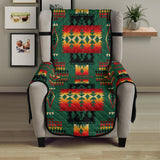 Green Tribal Native American 23" Chair Sofa Protector