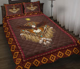 Eagle Sun Dreamcatcher Native American Quilt Bed Set - Powwow Store