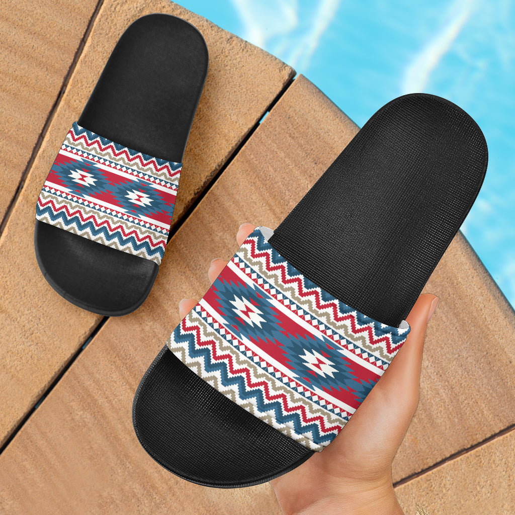 Powwow StorePattern Native American Slide Sandals 01