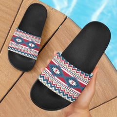 Powwow StorePattern Native American Slide Sandals 01