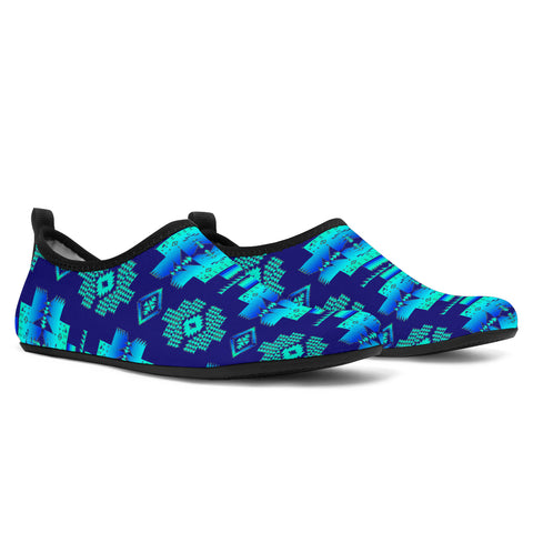 GB-NAT00720-12 Pattern Native Aqua Shoes