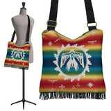Thunderbird Rainbow Native American Crossbody Boho Handbag