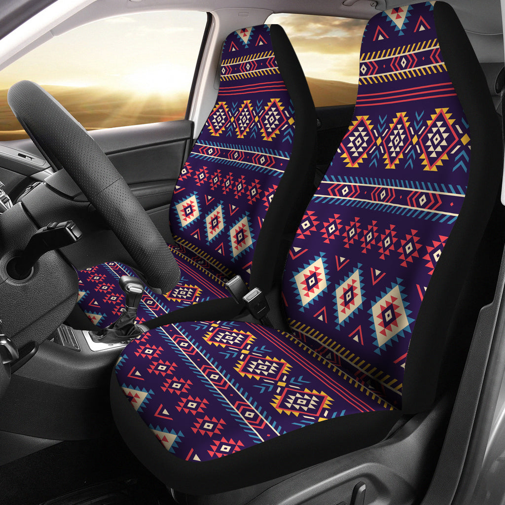 Powwow StoreCSA00048 Pattern Purple Native Car Seat Cover