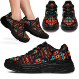 GB-NAT00046-CHUN02 Navy Native Tribes Pattern Native American Chunky Sneakers
