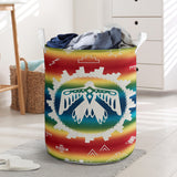 Powwow Store gb nat00077 thunderbird rainbow laundry basket