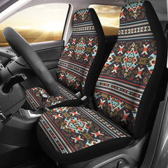 Powwow StoreCSA00044 Pattern Purple Native Car Seat Cover