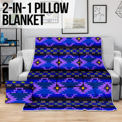 PBT002 Pattern Native American Pillow Blanket
