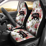 GB-NAT00195 Mama Bear Flower Rose Car Seat Covers